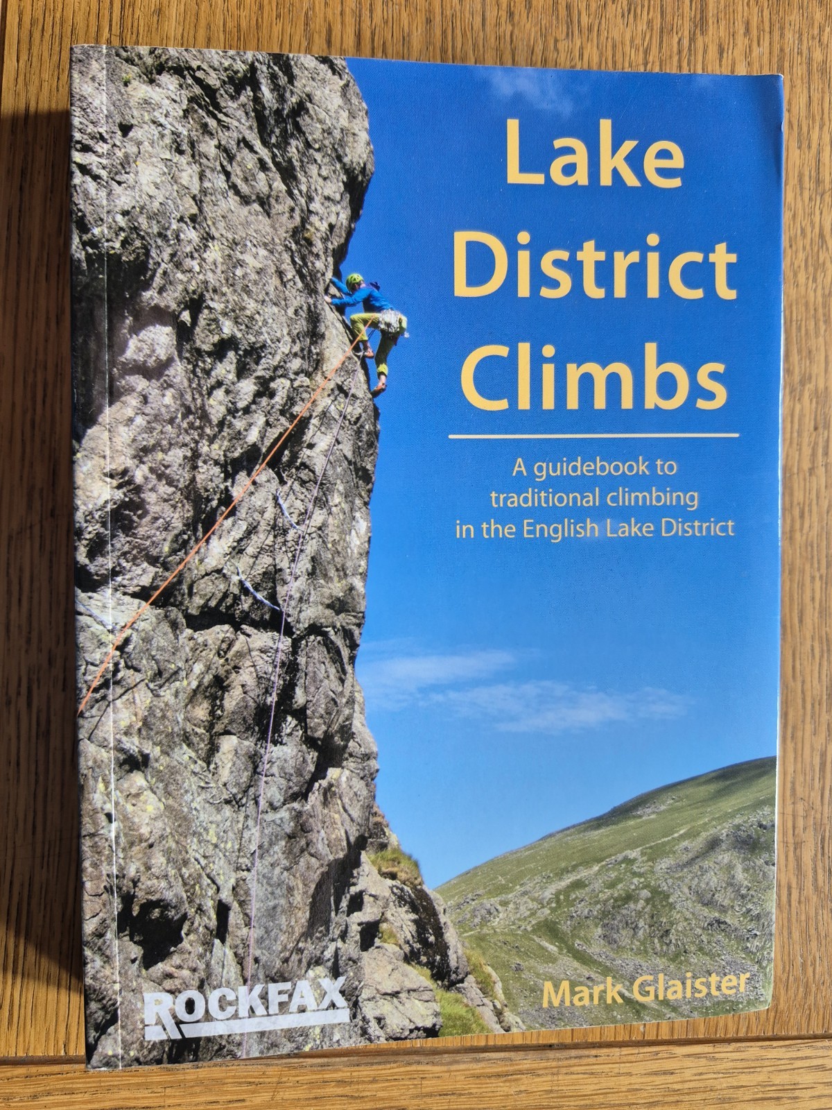 Lake District Climbs ROCKFAX TRAD climbing book - Mark Glaister -Rock Climbing