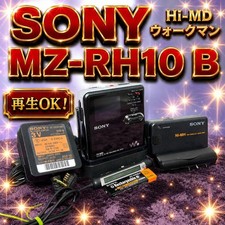 Sony MZ RH10 Hi MD Walkman Black OLED Recorder Junk Remote Works YK370R250925
