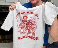 NEW!!! I Had my Birthday Party at Mcdonald’s 2025 T-Shirt