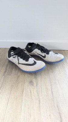 Nike ZOOM MAMBA 3 Spikes Gr. 42,5 weiß blau schwarz Neuwertig