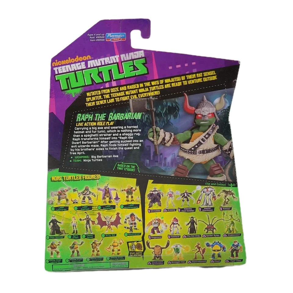 Playmates Toys Teenage Mutant Ninja Turtles 2014 Raph el Bárbaro Foto 2 de 3