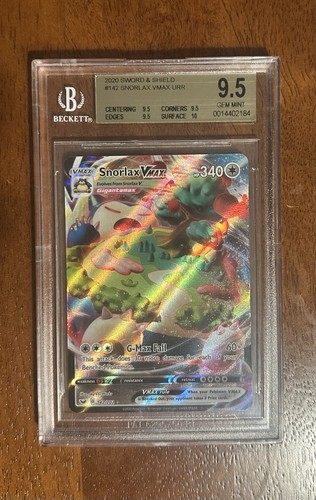 Snorlax VMAX graded BGS 9.5 for sale on eBay