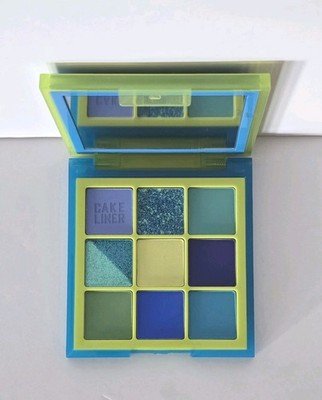 Huda Beauty Color Block Obsessions  Eyeshadow Palette BLUE & GREEN - New in box