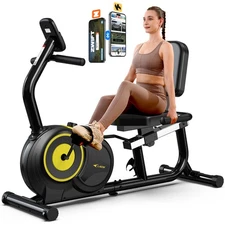 Recumbent Exercise Bike Indoor Stationary Fitness Bike Workout Bike Cycling Bike