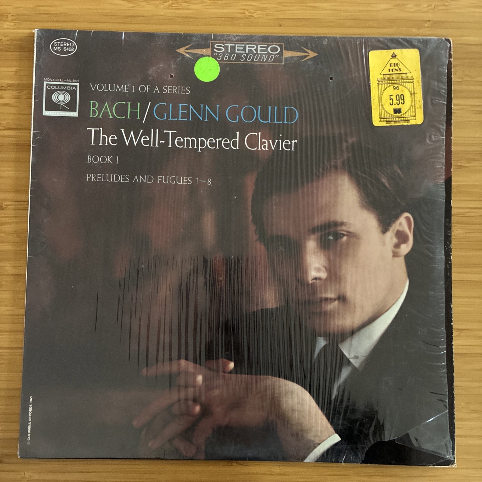 GLENN GOULD BACH NM Well-Tempered Clavier Columbia MS-6408 Reissue STUNNING NM!