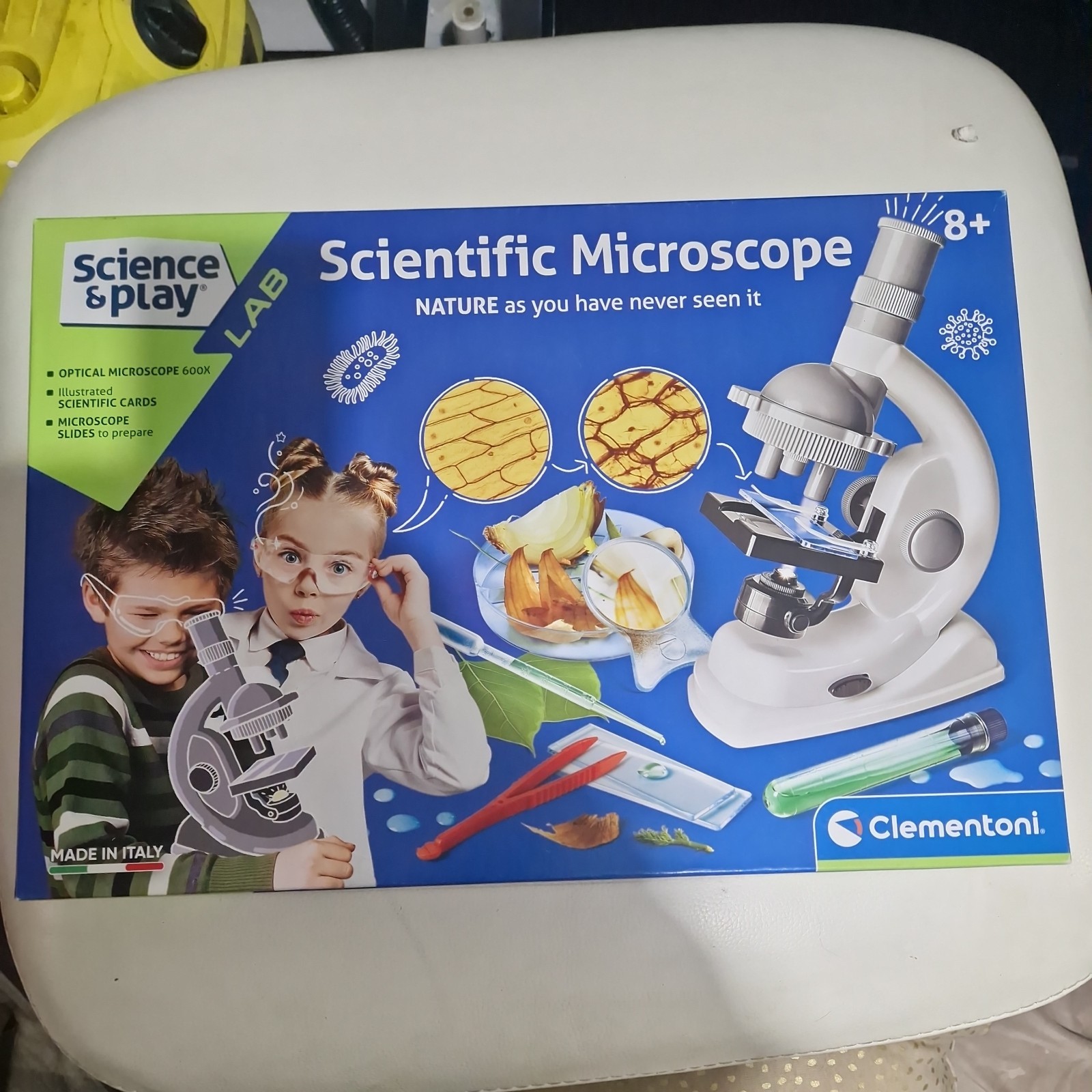 celmentoni  Children's Scientific 600x Microscope  Biology Nature Science
