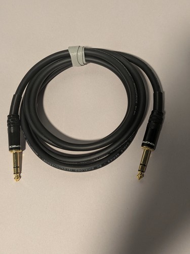 Monoprice 104793 6ft Premier Series 1/4 TRS Male Cable