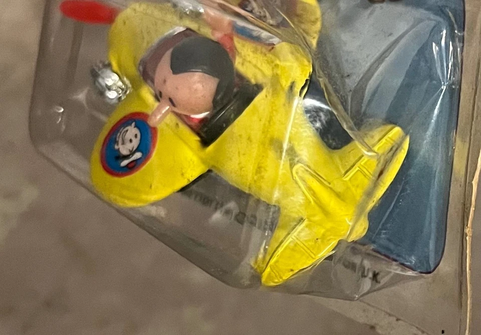 Vintage Corgi #79 Olive Oyl In Yellow Airplane Die-Cast 1980 - Image 3 of 4