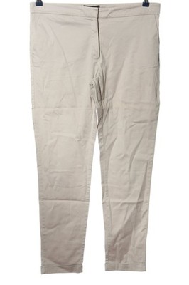 MANGO BASICS Stoffhose Damen Hose Gr. DE 42 hellgrau Casual-Look