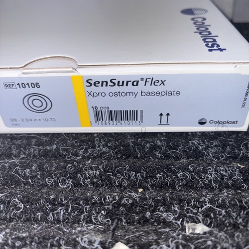 Barrera Ostomía SenSura Flex Xpro Adhesivo Acoplamiento Amarillo Código 10106 Caja de 10 - Imagen 2 de 5