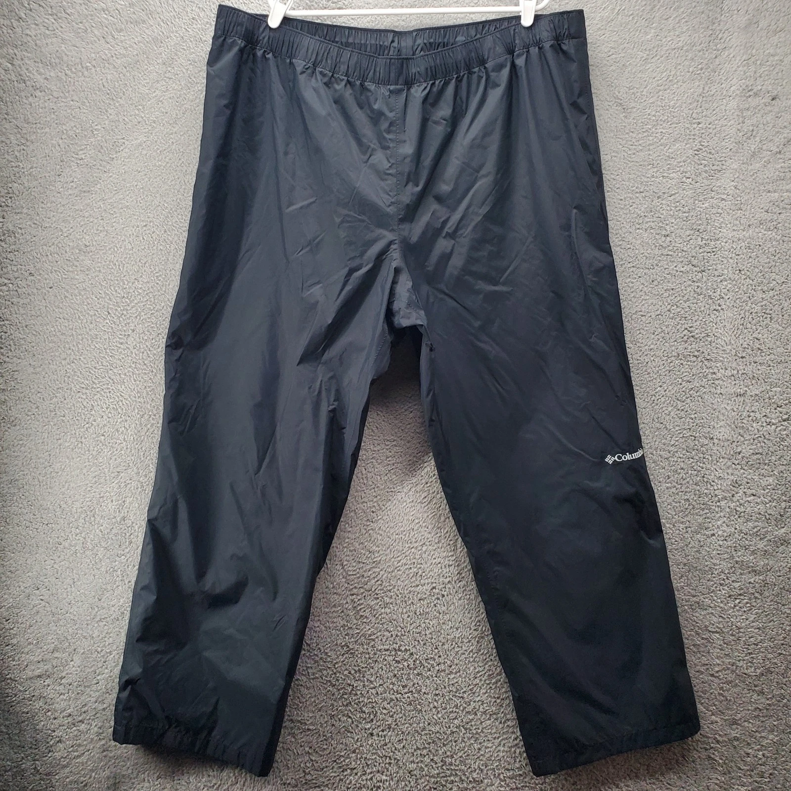 Columbia Rebel Roamer Rain Pants Mens 3X 32 inseam Waterproof Breathable Black