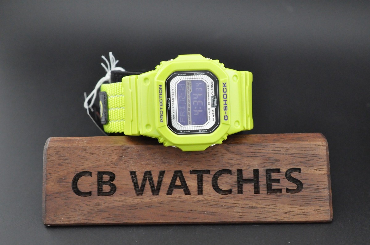 Casio G-Shock G-Lide GLS-5600V-3 World Time Watch - Rare Edition