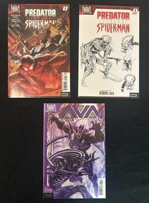 Marvel Predator Versus Spider-Man / Alien Versus Avengers Lot