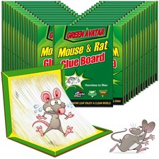 24 Pack Large Mouse Glue Traps with Enhanced Stickiness, Sticky Rat Snake Mou...