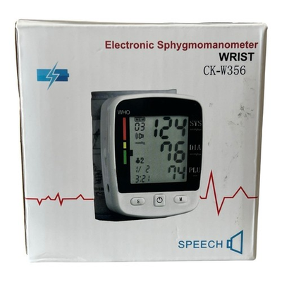 #ad Electronic Sphygmomanometer Wrist Monitor CK W356 Open Box $17.99