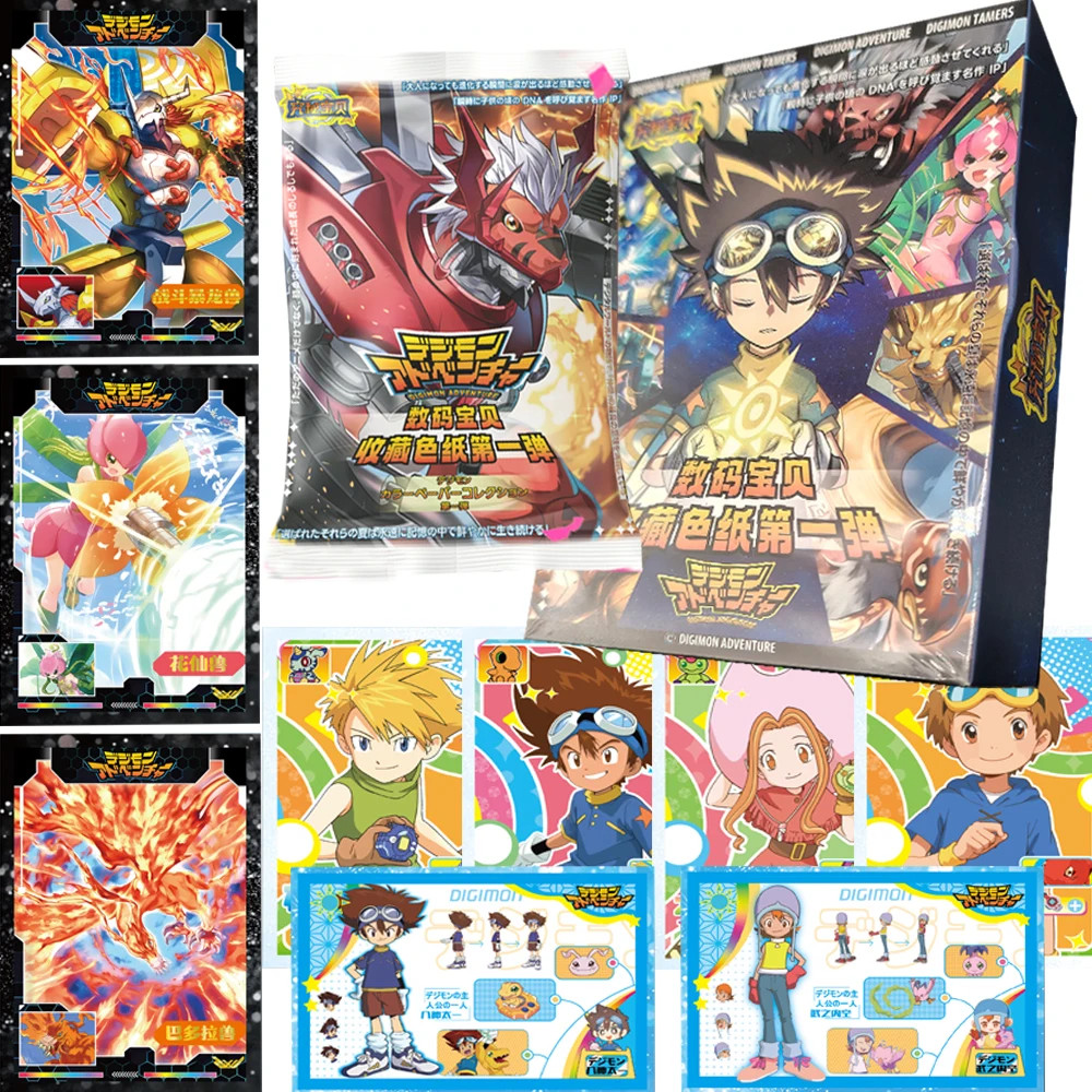 Digimon Adventure Kayou Anime Juego de Cartas Coleccionables Booster Box Sellado de Fábrica