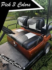 NEW YAMAHA G Golf Cart Custom Front Seat Covers Set Staple on DIY