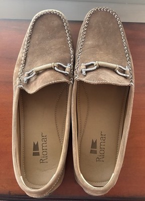Riomar Waterman Halyard Brown Leather Boat Shoes Men's 12 Waterproof Driver