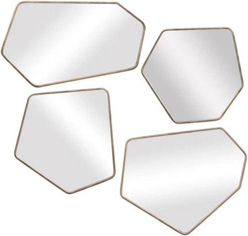 Linneah Set of 4 Modern 19.75 Inch Decorative Mirrors for Stylish Spaces - Picture 1 of 4