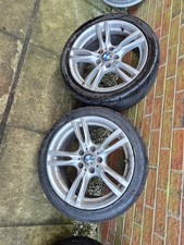 BMW M Sport 400m Alloy Wheels 18" And Track Tyres 265/35/18 18x8.5j 