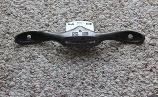 Vintage Stanley No 51 Spoke Shave made in USA Draw Knife Cast Iron Handles 10”