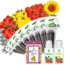 Flower  Fruit Seed Pod Kit 8 Pod Kit include Seed Marigold/dwarf Sunflower/sha 26.64 per gallon