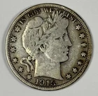 1915-S BARBER HALF DOLLAR VF