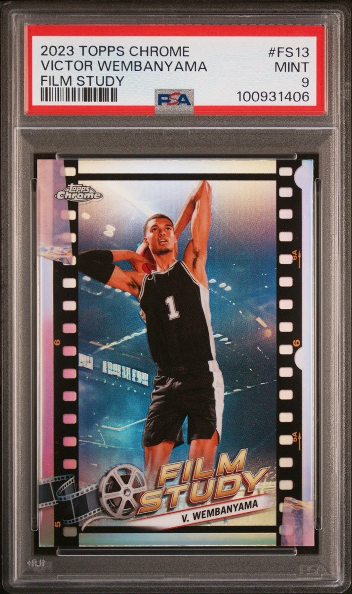 PSA 23-24 Topps Chrome Basketball Victor Wembanyama RC FS13 Film