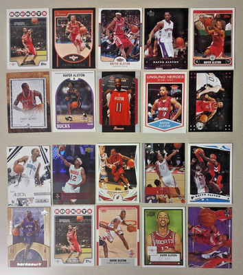 20 Card Lot of Different RAFER ALSTON NBA 76ers Must for Collector!! FREE S&H!