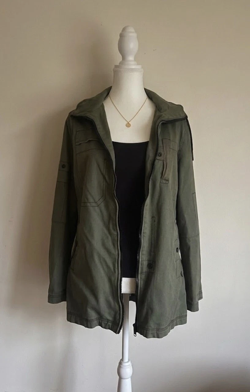 Tarocash Unisex Men’s Women’s Jacket Coat Size L Khaki Olive Green Outdoor