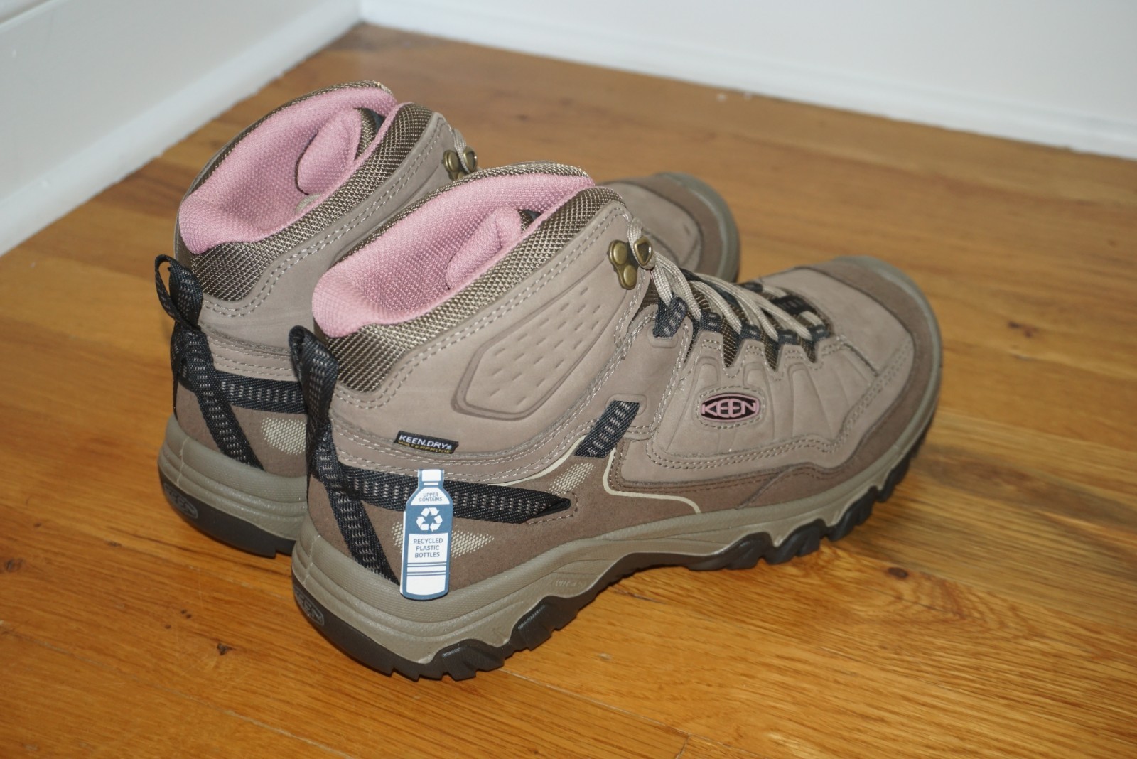Scarpe da trekking Keen Targhee IV Mid WP da donna taglia 10 Brindle Nostalgia Rose