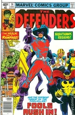 Defenders #74 VG 1979 Stock Image Low Grade