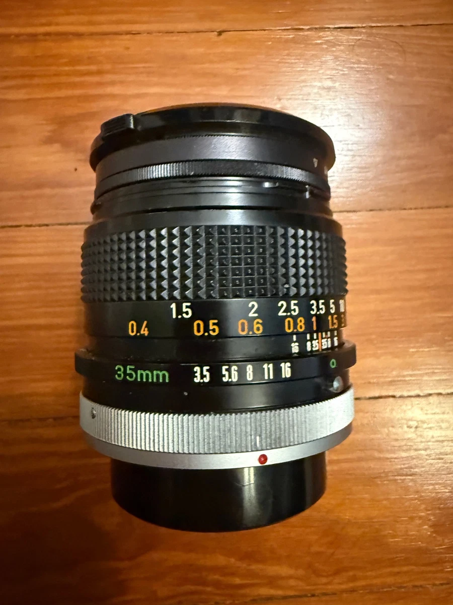 Canon 35mm Focal f/3.5 Camera Lenses for sale - eBay