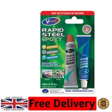 Streetwize VT144 Steel Epoxy - Quick 4 Min Metal Weld Putty, 20g - Waterproof