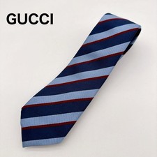 GUCCI Tie Stripe Bee Navy