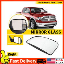 Towing Mirror Spotter Glass Lower Passenger Right Rh For Ram Pickup Truck Usa