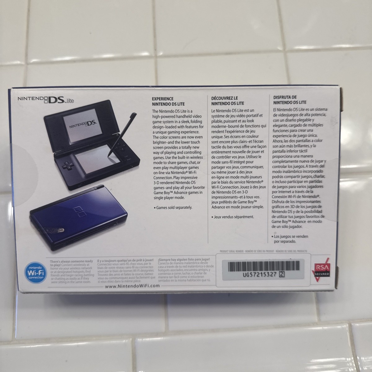 Nintendo DS Lite Handheld System - Cobalt/Black for sale online | eBay