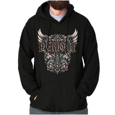 Affliction Periodt Sassy Cross with Wings Hoodie Hooded Sweatshirt Men Women