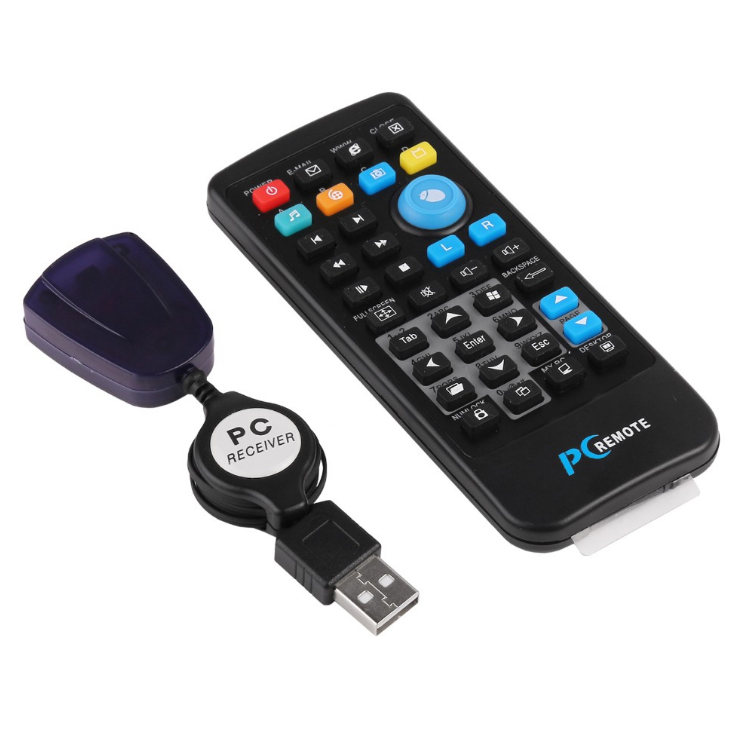 Wireless Mouse with Remote Control USB Receiver for Laptop Computer and IR Functionality-image