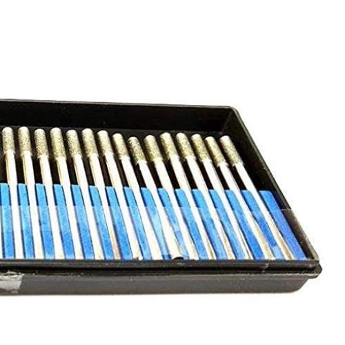 3mm Diamond Drill Bit Jewelry Beach Sea Glass Shells Gemstones 1/8 inch Tip Bur - Bild 2 von 8