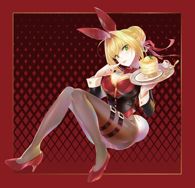 Anime Girls Fate Series Fate Extra Fate Extra CCC  Gaming Mat Desk 16404