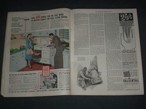 1940 MAY 18 THE SATURDAY EVENING POST MAGAZINE -NORMAN ROCKWELL COVER - SP 2474V - Picture 6 of 8