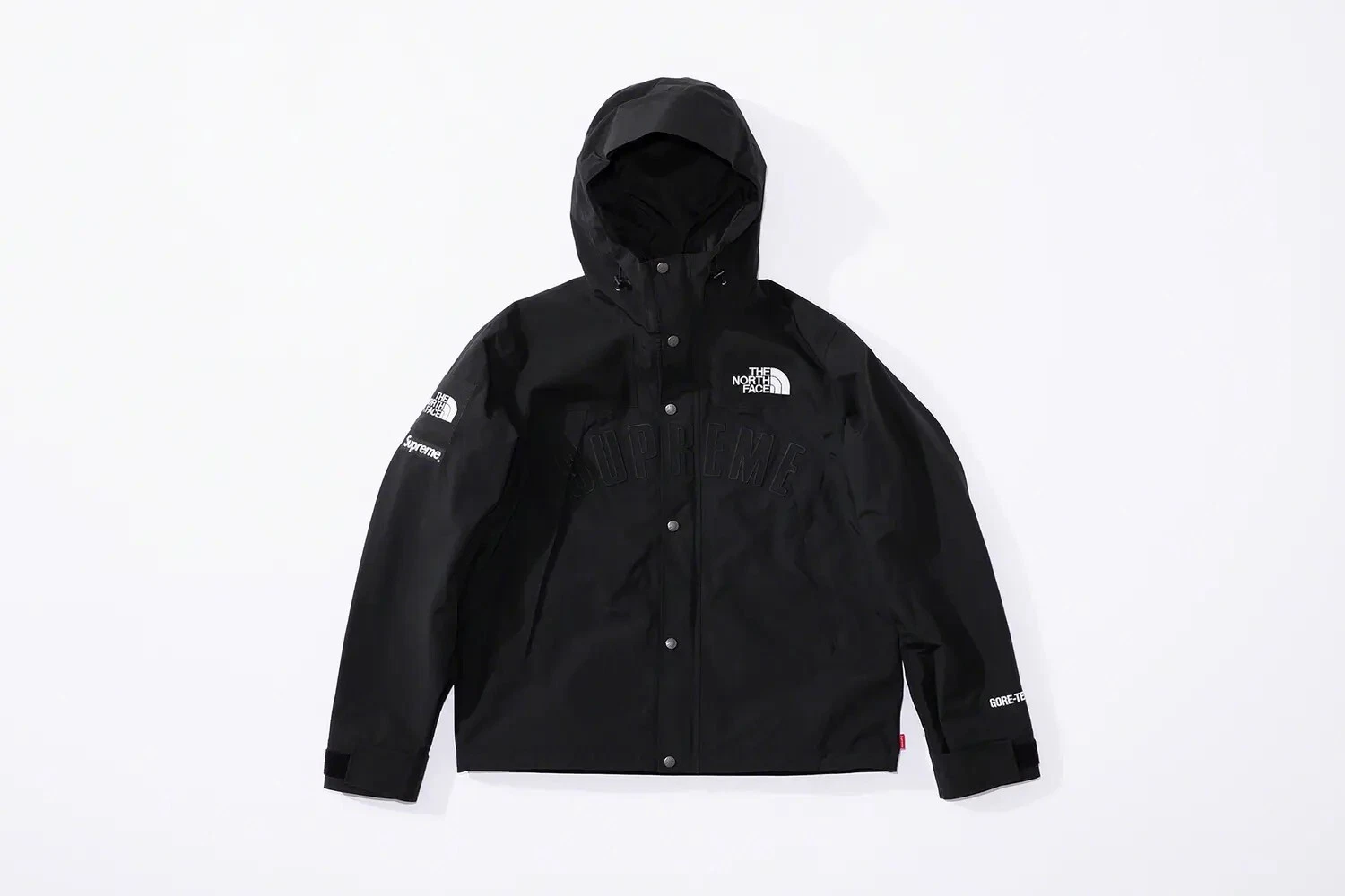 SUPREME x THE NORTH FACE GORETEX LOGO ARC MOUNTAIN PARKA VESTE NOIR LARGE 2019