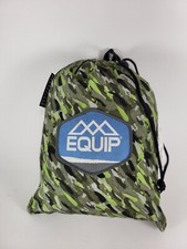 EQUIP One Person Travel Hammock & Indoor Hanging Kit - Recycled - Camo Print