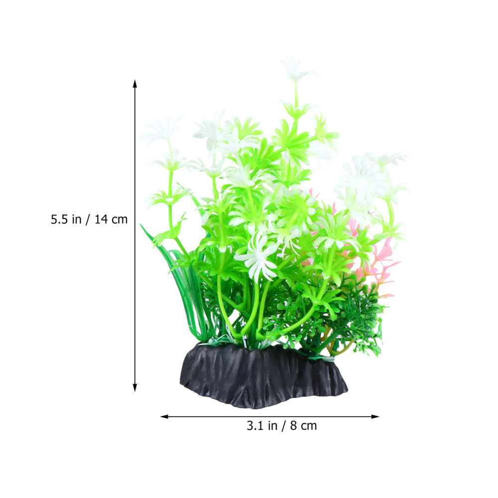 3 Pcs Silk Aquarium Plants Fish Tank Decor Aquarium Ornaments eBay