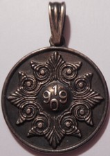 GREECE,GREEK ILIAS LALAOUNIS STERLING SILVER JEWELRY - GOOD LUCK PENDANT 1990!!!
