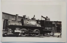 Vintage Postcard CM & ST P No. 1057 Miles City Montana Railroad RPPC AA5