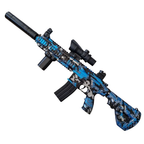 Gel Blaster Gun M416 elektrische Wasserkugel Spielzeug pistole +10000 Gel, 7,4 V - Bild 16 von 21