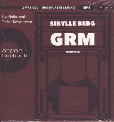 Sibylle Berg Hörbuch 2 MP3 CD GRM Brainfuck Sci-Fi Revolution System Staat K1955