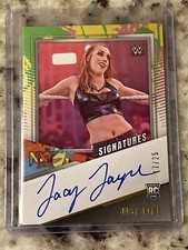 2022 Panini WWE NXT 2.0 Jacy Jayne Tie Dye Parallel RC Rookie On Card Auto 17/25